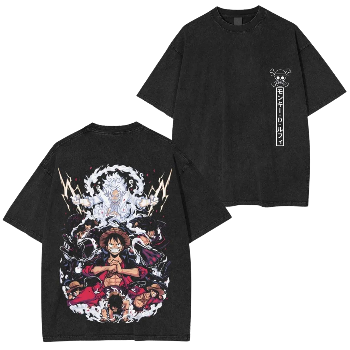 T-SHIRT OVERSIZE LUFFY "ALL TRANSFORMATIONS" | ONE PIECE