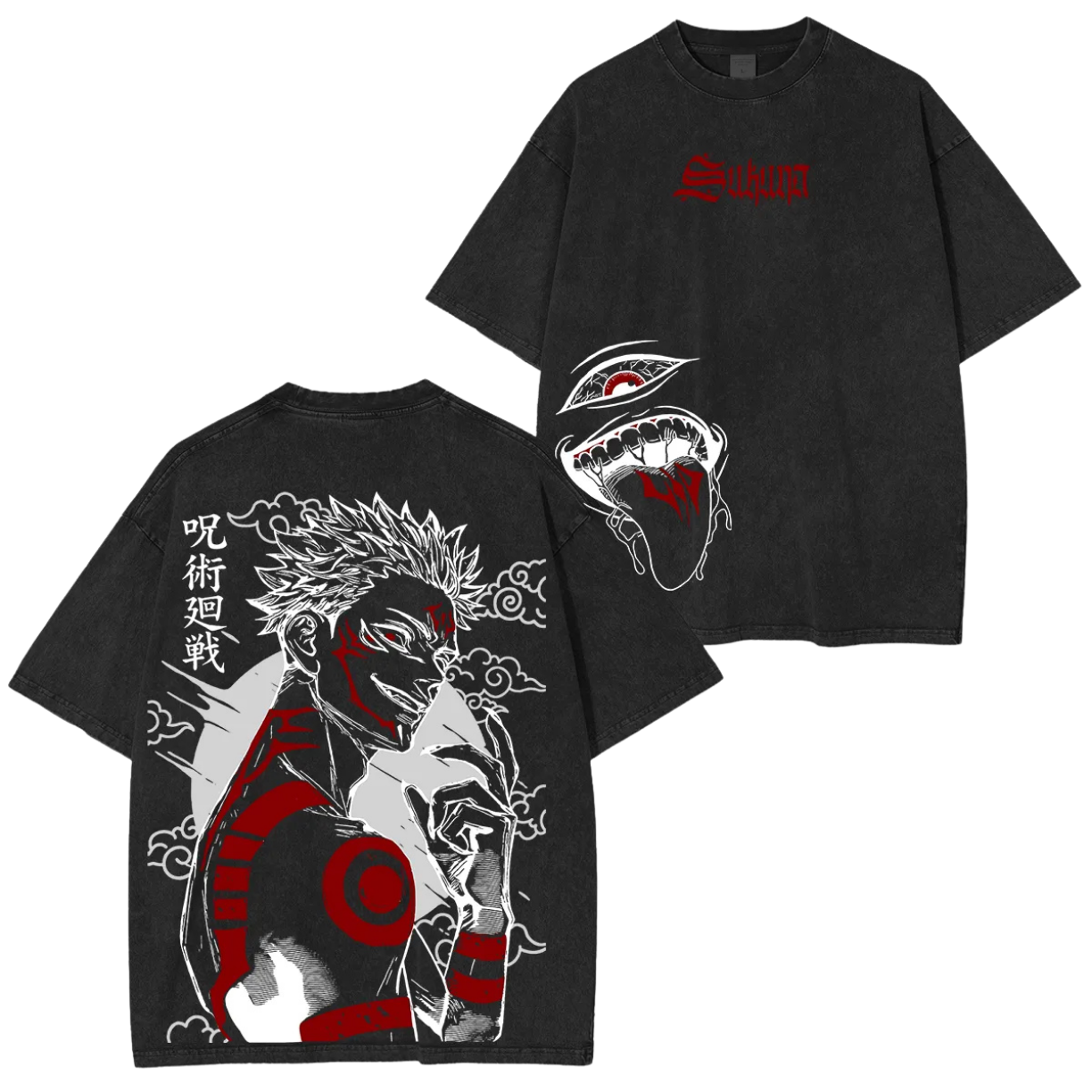 T-SHIRT OVERSIZE SUKUNA | JUJUTSU KAISEN