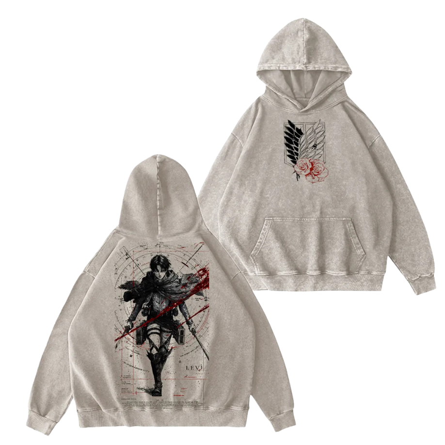 HOODIE LEVI ACKERMAN | ATTAQUE DES TITANS