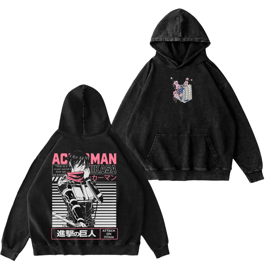 HOODIE MIKASA | ATTAQUE DES TITANS