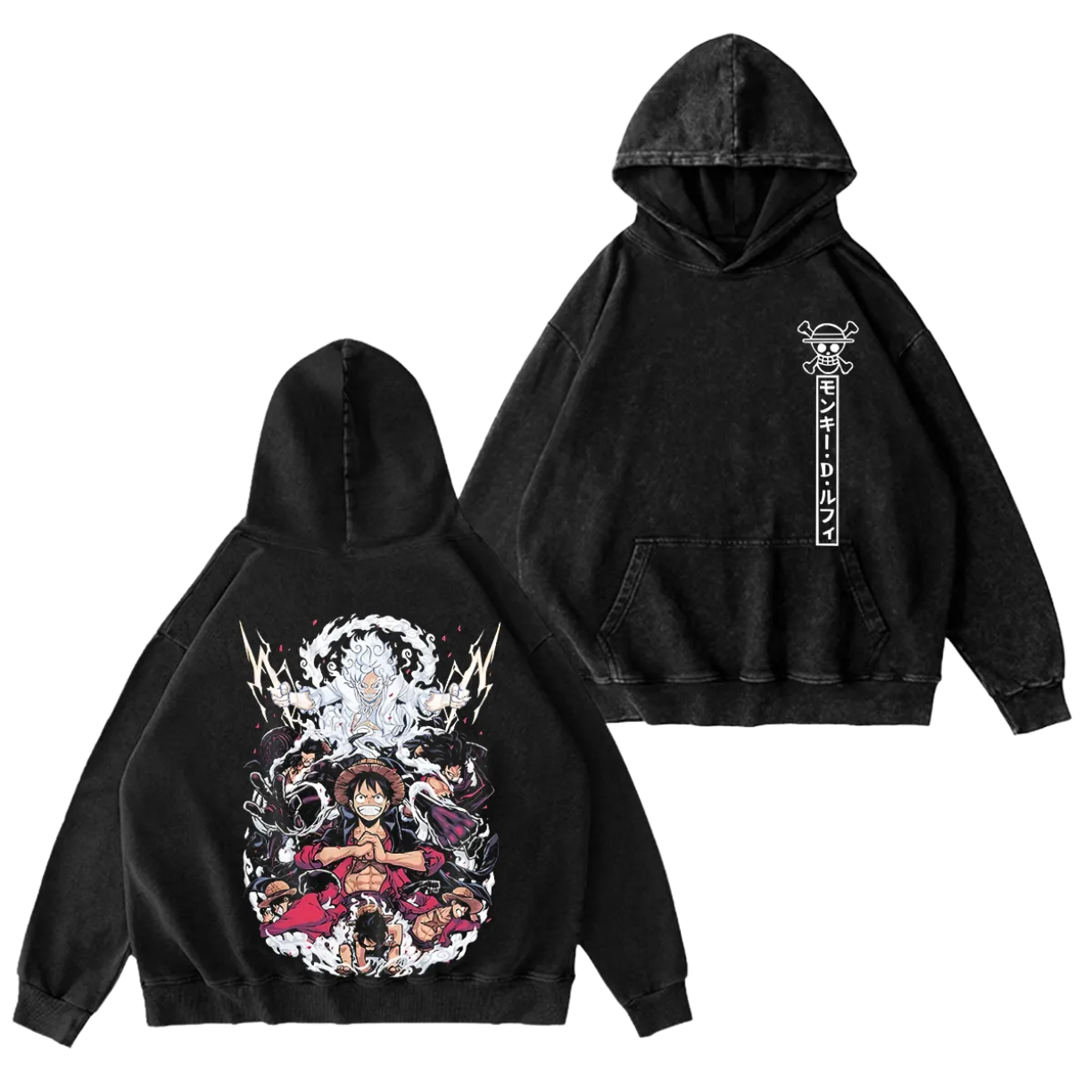 HOODIE ALL TRANSFORMATIONS | ONE PIECE