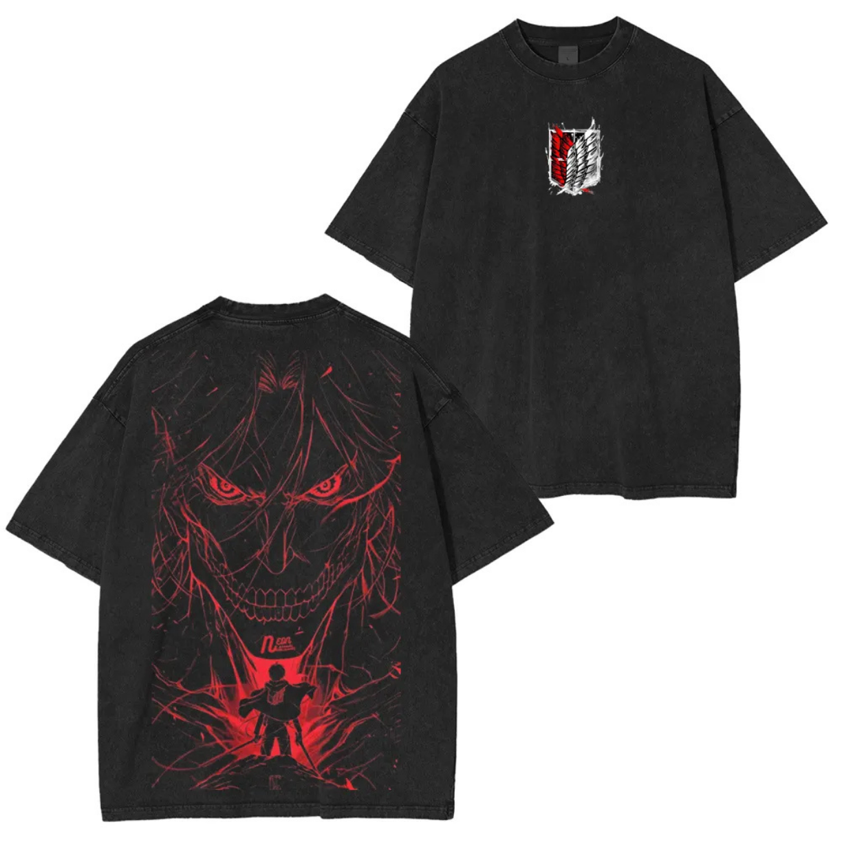 T-SHIRT OVERSIZE EREN  | ATTAQUE DES TITANS