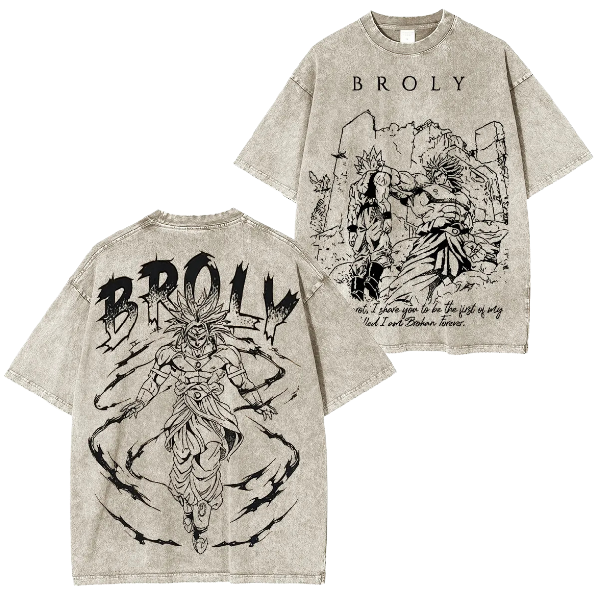 T-SHIRT OVERSIZE BROLY | DRAGON BALL Z