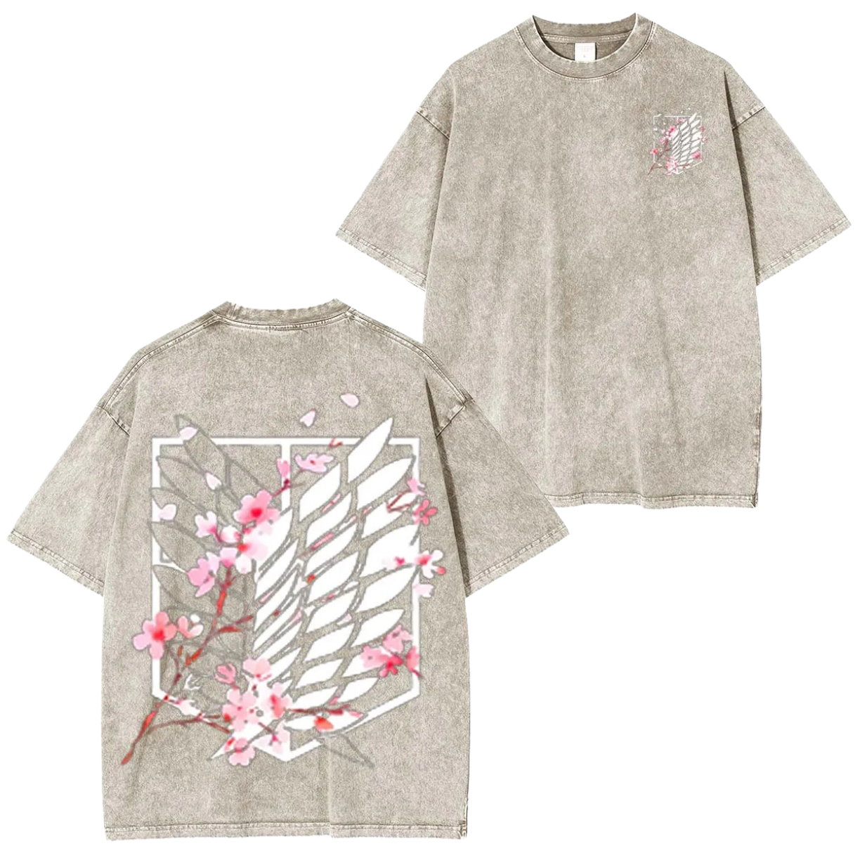 T-SHIRT OVERSIZE WINGS OF FREEDOM | ATTAQUE DES TITANS