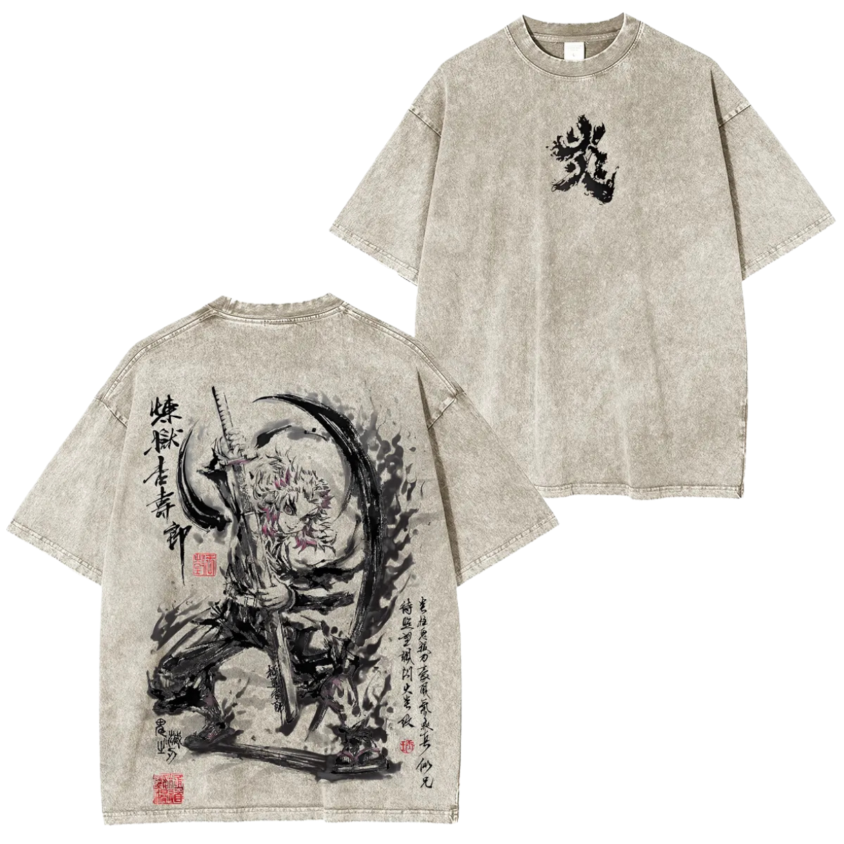 T-SHIRT OVERSIZE KYOJURO RENGOKU | DEMON SLAYER