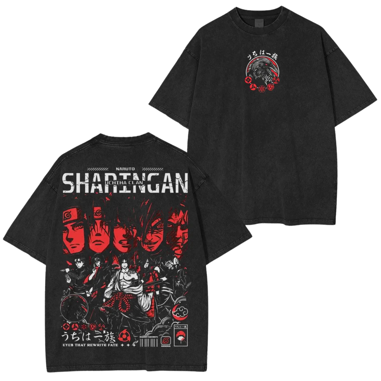 T-SHIRT OVERSIZE UCHIHA | NARUTO