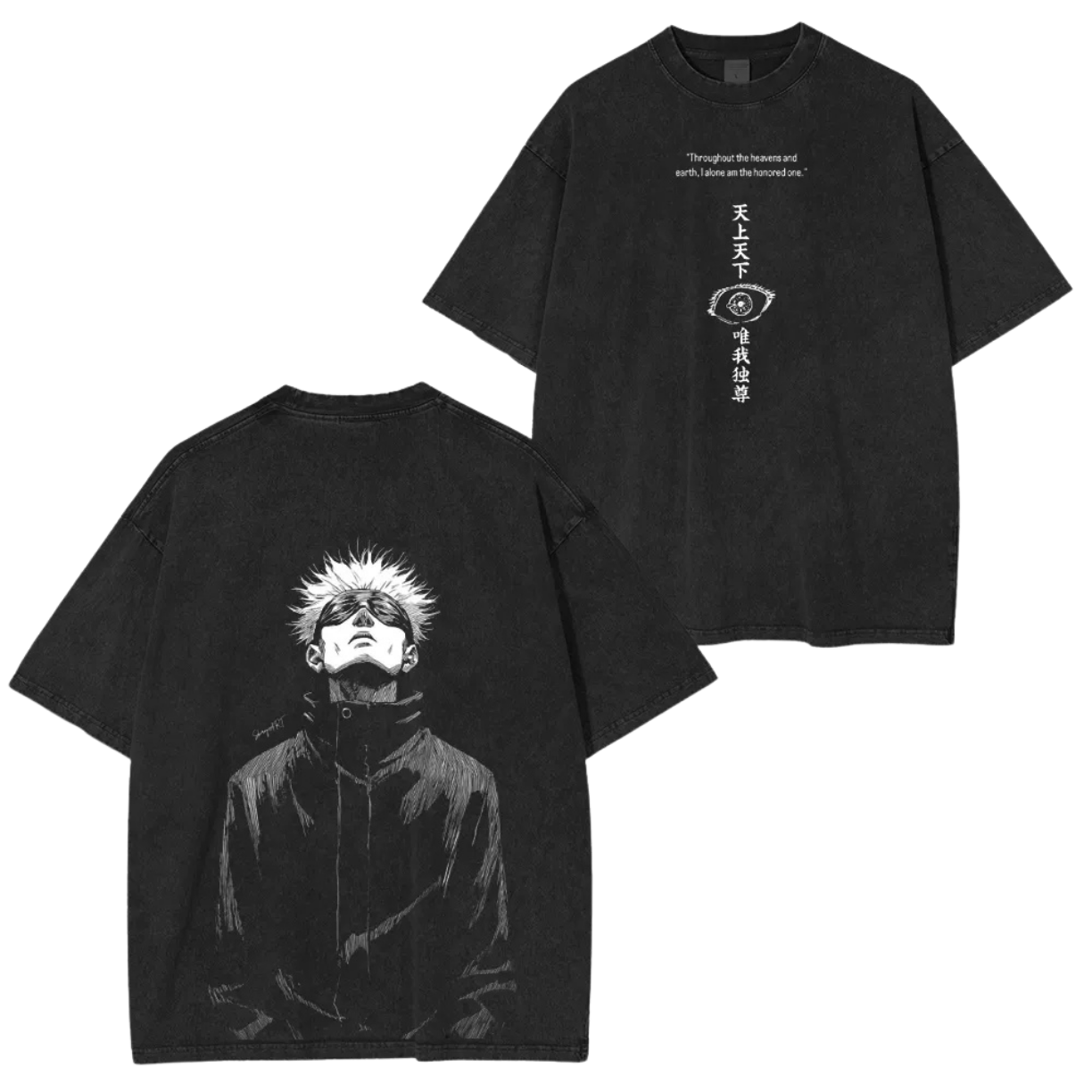 T-SHIRT OVERSIZE SATORU GOJO | JUJUTSU KAISEN