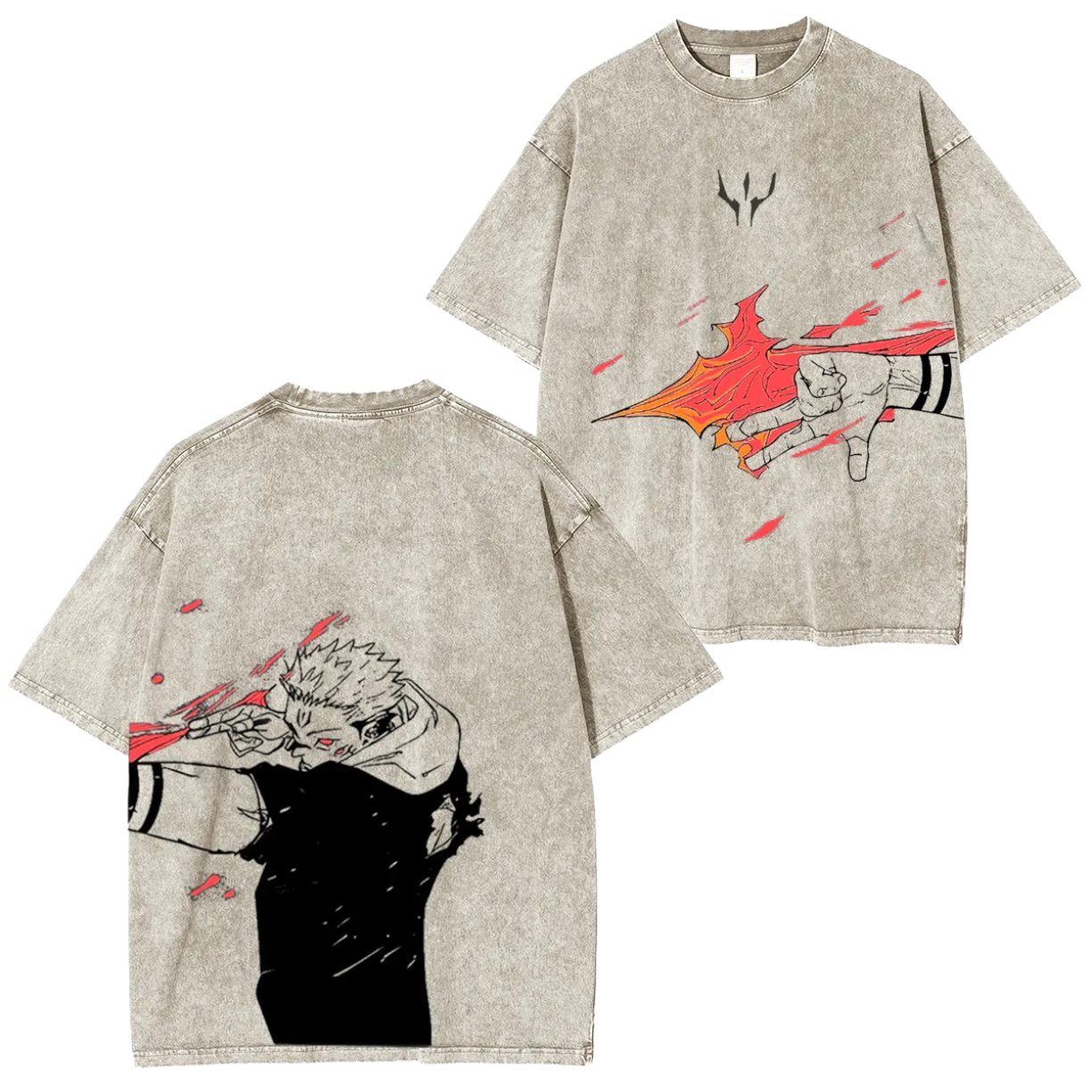 T-SHIRT OVERSIZE SUKUNA | JUJUTSU KAISEN