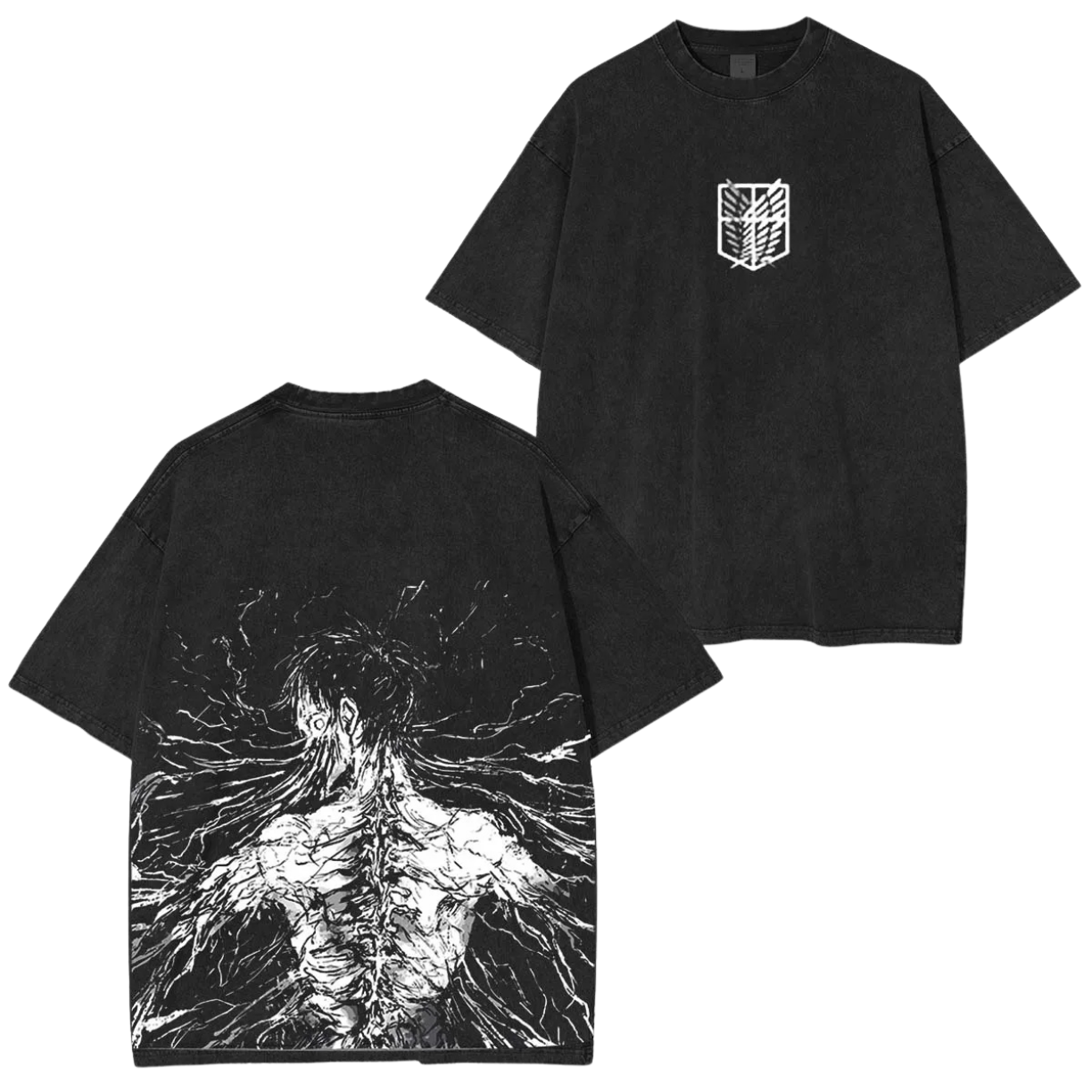 T-SHIRT OVERSIZE HEAVY EREN | ATTAQUE DES TITANS