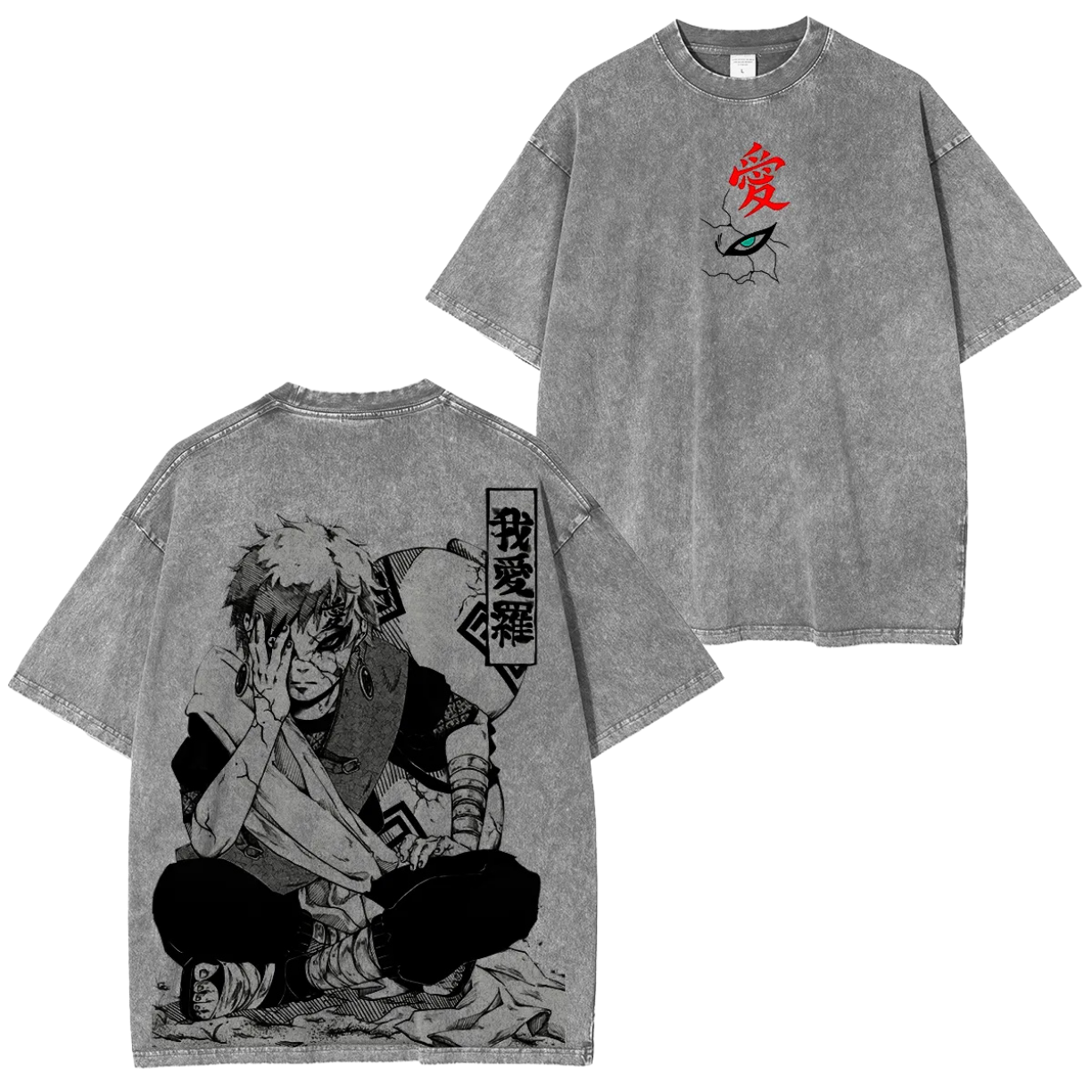 T-SHIRT OVERSIZE GAARA | NARUTO