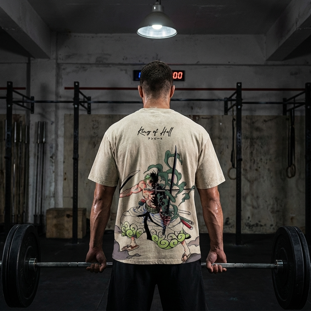 T-SHIRT OVERSIZE ZORO "HAKI" | ONE PIECE