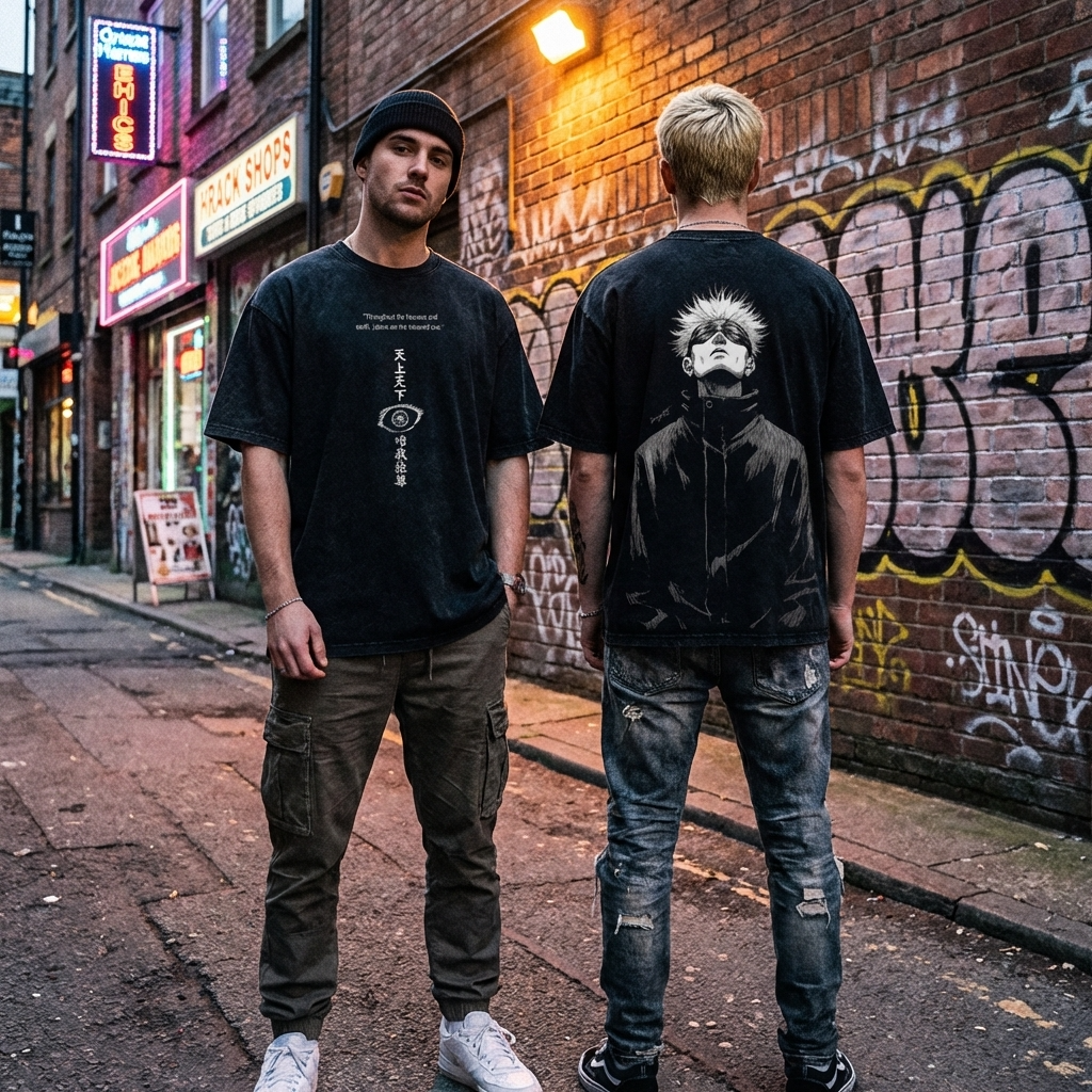 T-SHIRT OVERSIZE SATORU GOJO | JUJUTSU KAISEN