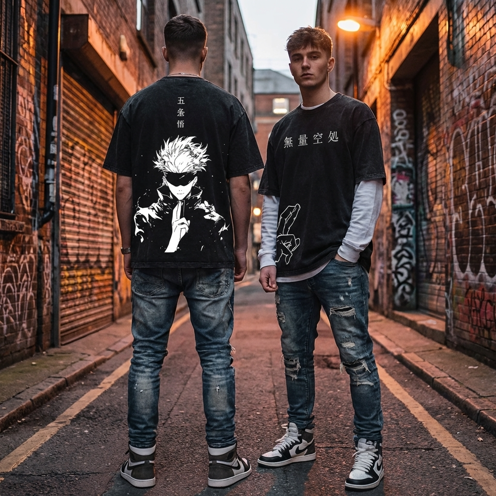 T-SHIRT OVERSIZE SATORU GOJO | JUJUTSU KAISEN
