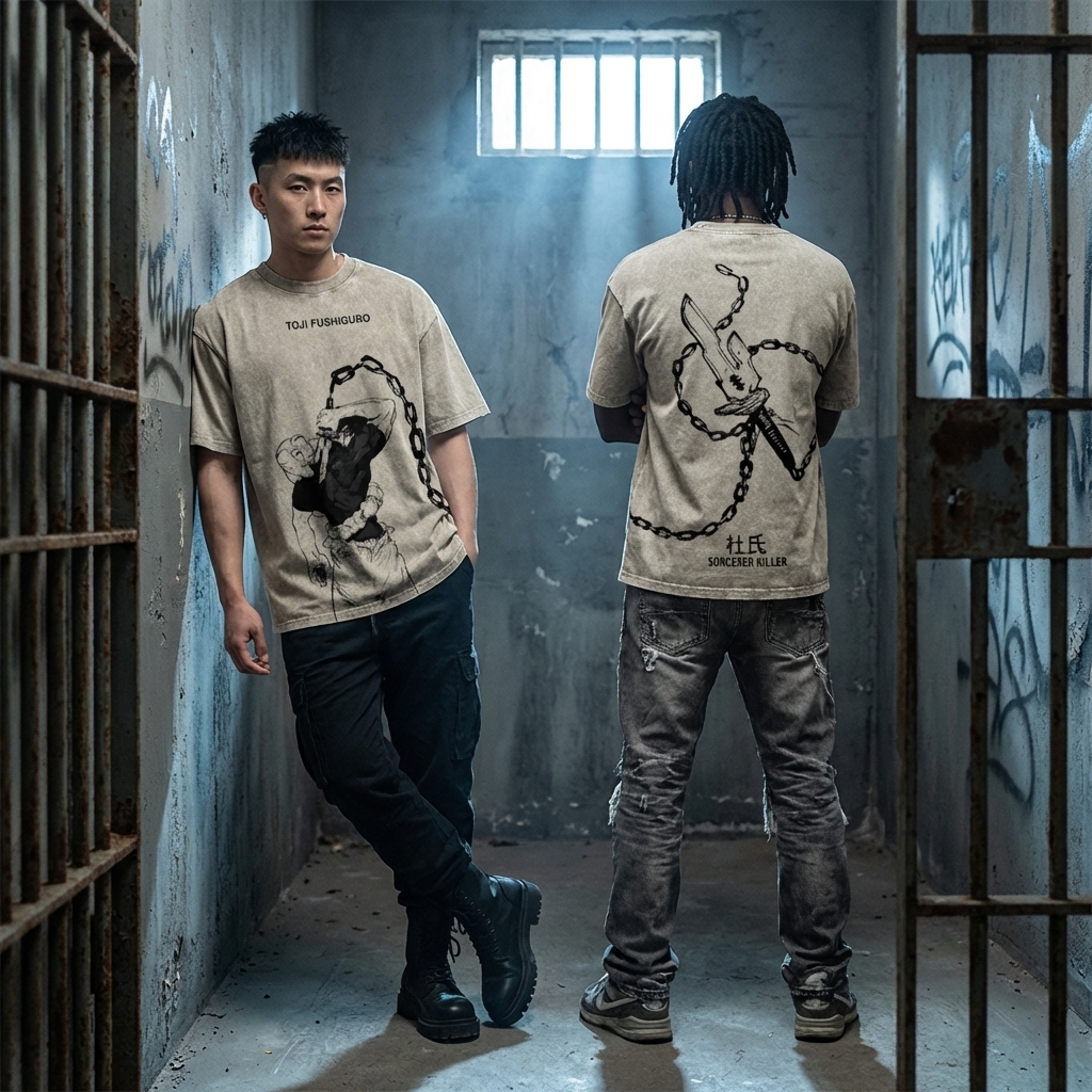 T-SHIRT OVERSIZE TOJI FUSHIGURO | JUJUTSU KAISEN