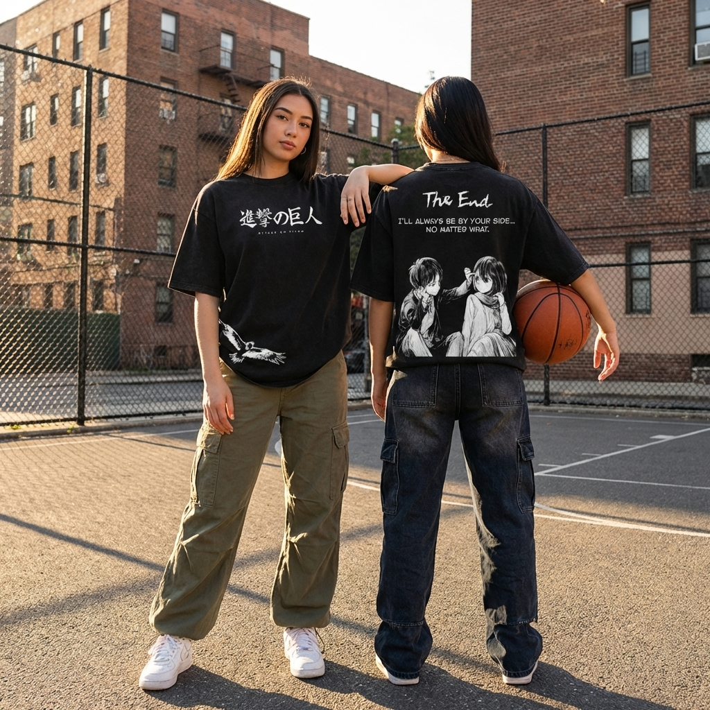 T-SHIRT OVERSIZE | ATTAQUE DES TITANS