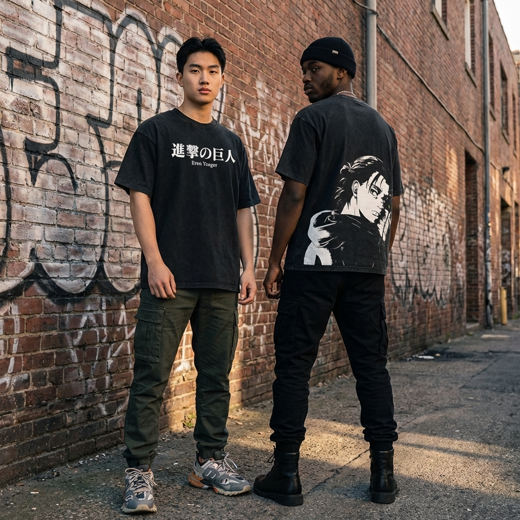 T-SHIRT OVERSIZE EREN | ATTAQUE DES TITANS
