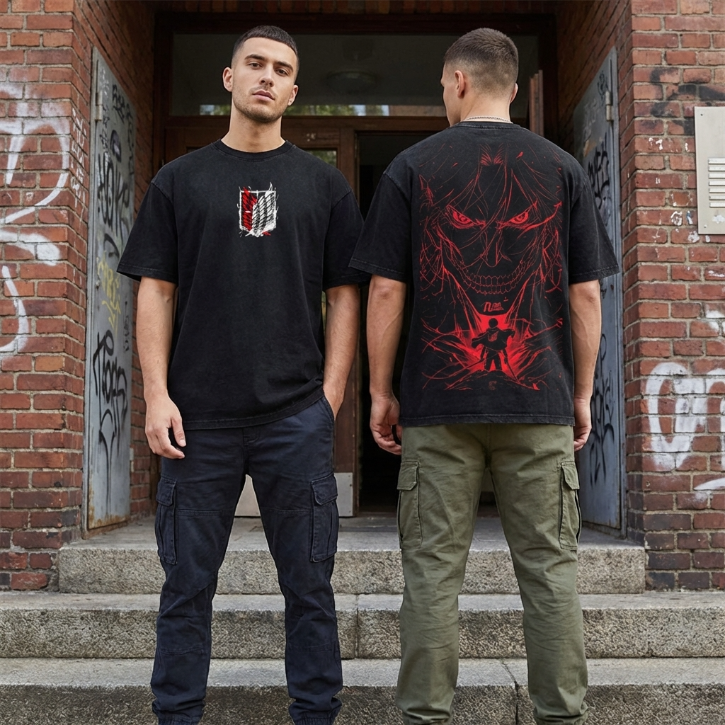 T-SHIRT OVERSIZE EREN  | ATTAQUE DES TITANS
