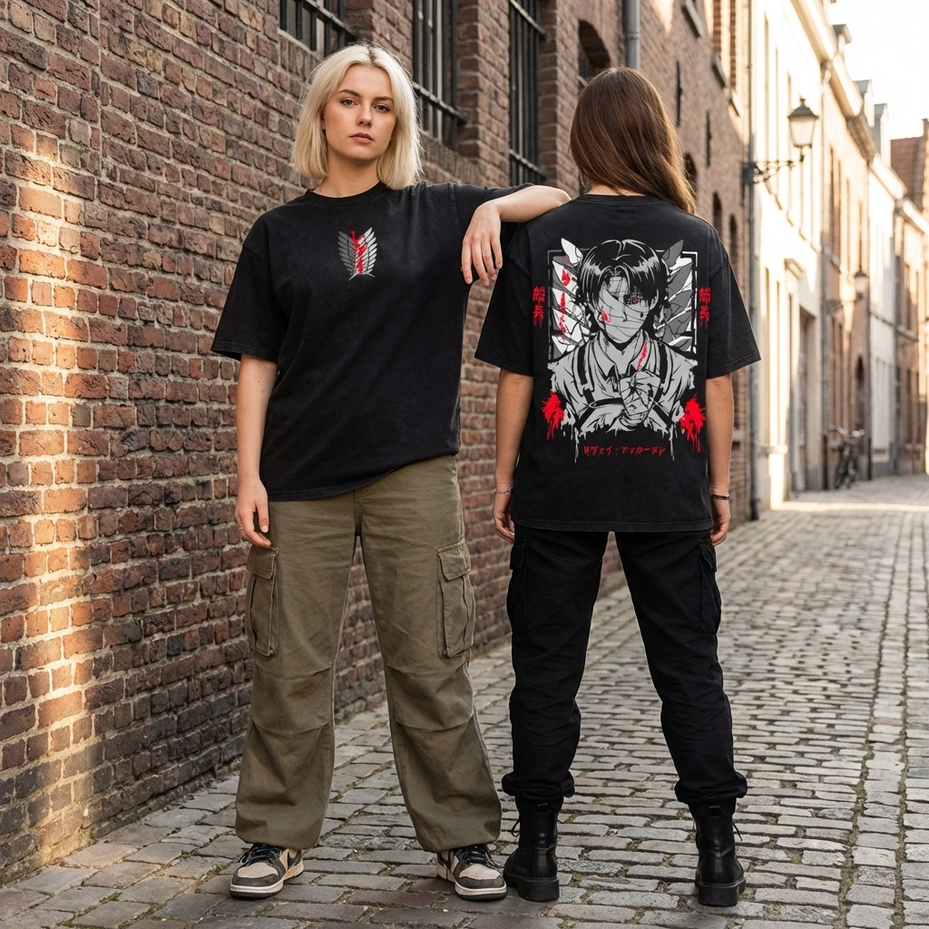 T-SHIRT OVERSIZE LEVI BANDAGED | ATTAQUE DES TITANS
