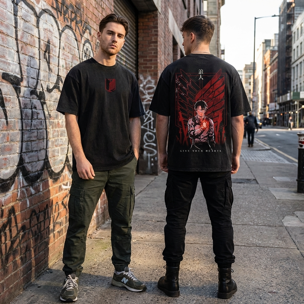 T-SHIRT OVERSIZE | ATTAQUE DES TITANS